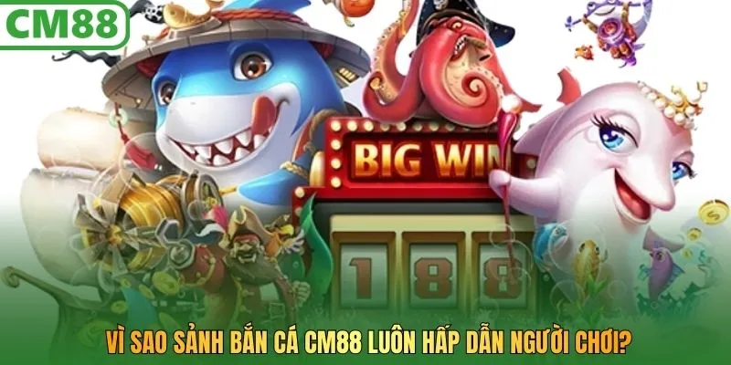 Vì sao sảnh Bắn Cá CM88 luôn hấp dẫn người chơi?